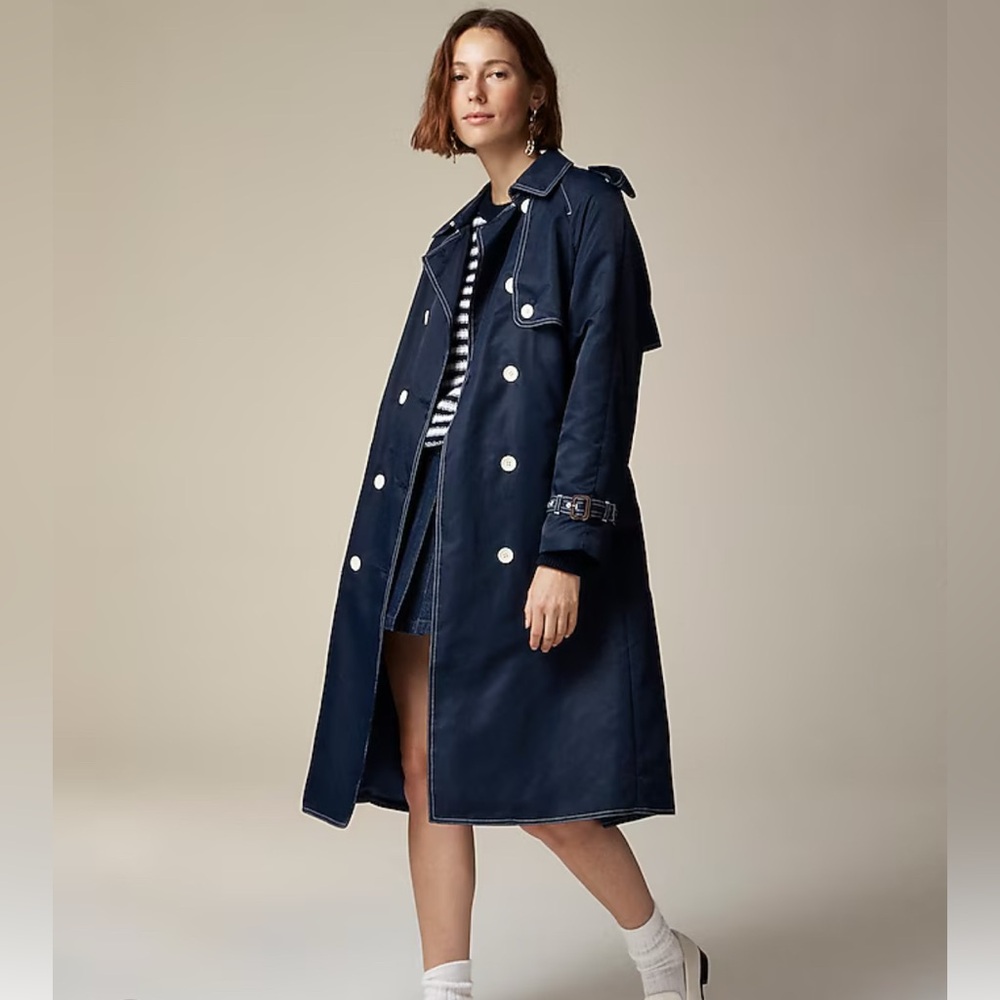 J Crew 0P Relaxed Trench